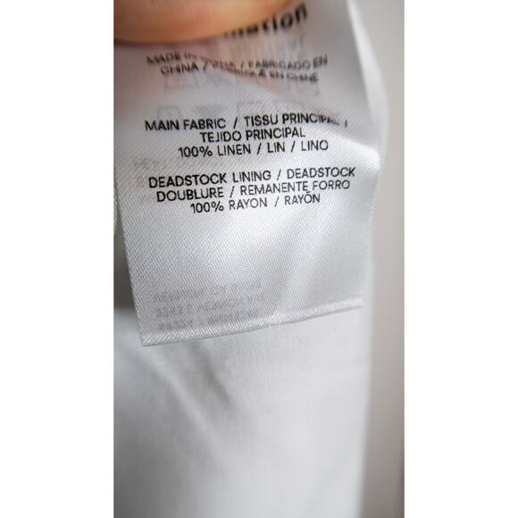 REFORMATION 'Keiryn' Linen Maxi Dress in Riviera Blue White Print US 12 NWT $278 - Picture 15 of 16